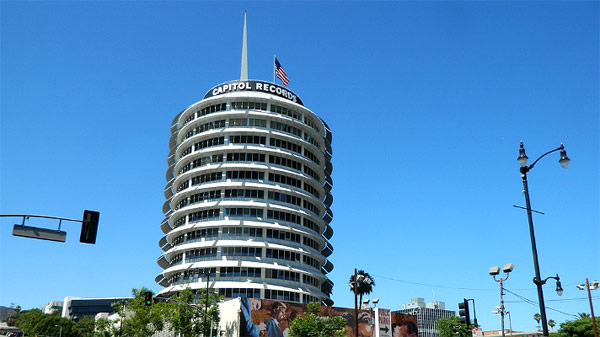 洛杉矶好莱坞大道国会唱片大楼
