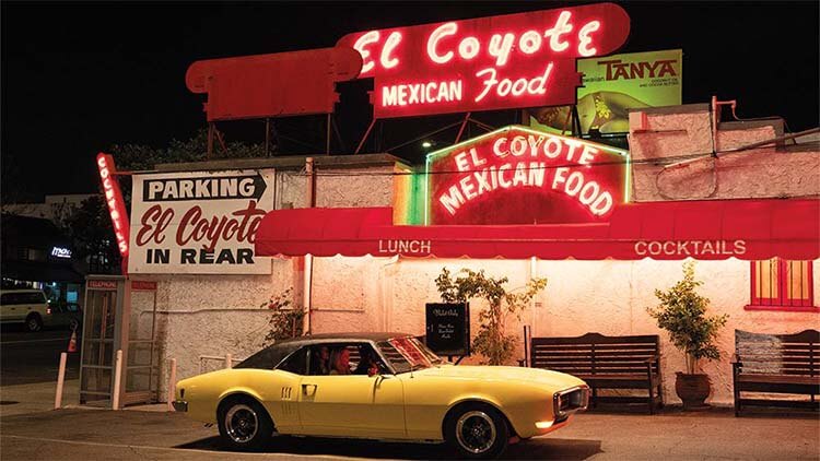 《好莱坞往事》中的 El Coyote 墨西哥咖啡餐厅