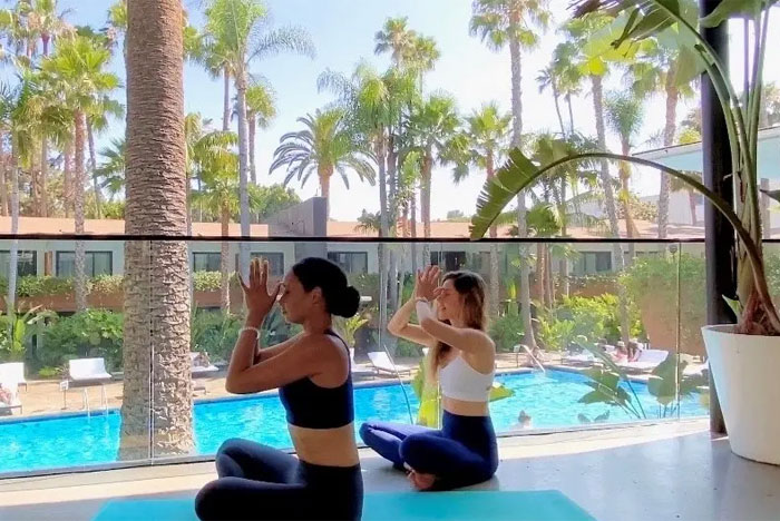 Morning yoga | Photo: Hollywood Roosevelt