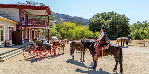 Paramount Ranch before the 2018 Woolsey Fire