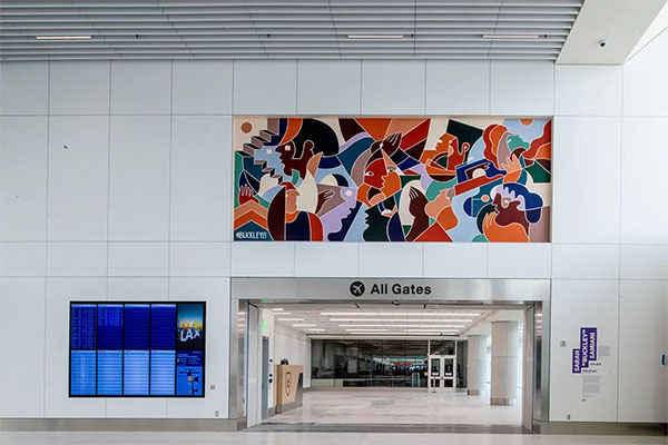 Sarah “Buckley” Samiami, "A Place for Us All" at LAX | Photo: LAWA