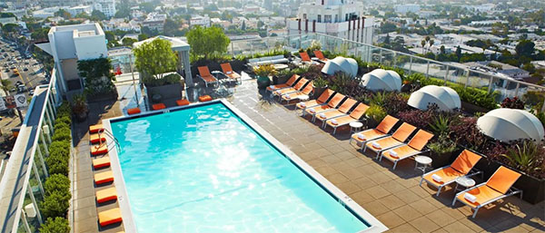 Andaz WeHo rooftop pool