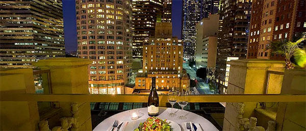 Rooftop table at Checkers | Photo courtesy of Hilton Checkers, Facebook