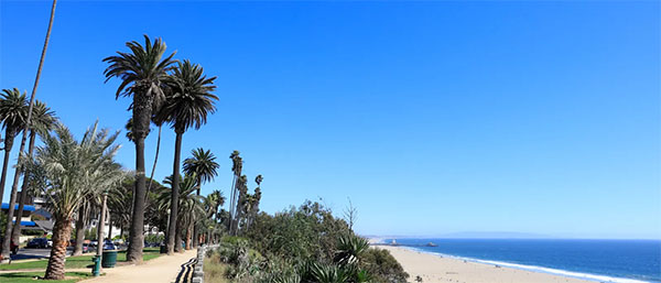 View of the Pacific Ocean at Palisades Park | Photo: Yuri Hasegawa