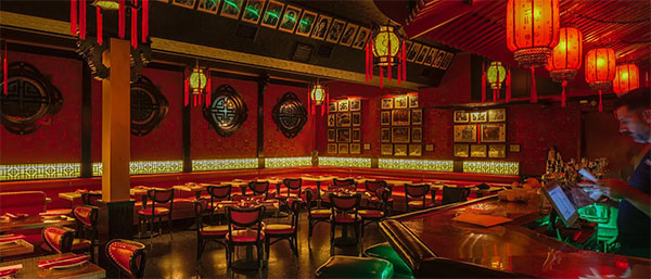Asian American timeline in the Yee Mee Loo bar | Photo: Formosa Cafe