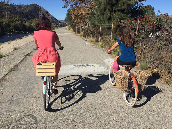 Biking the Los Angeles River at Griffith Park | Photo: Joshua Johnson