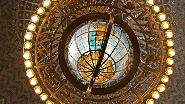 Zodiac Chandelier at the Central Library | Photo: LAPL