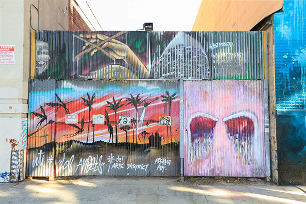 Colette Miller's Angel Wings, Arts District | Photo: Yuri Hasegawa