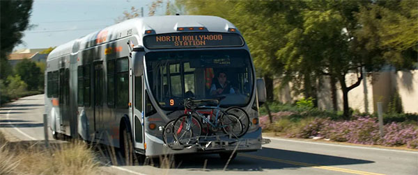 Eastbound G Line bus | Photo: Courtesy of Metro/LA Tourism