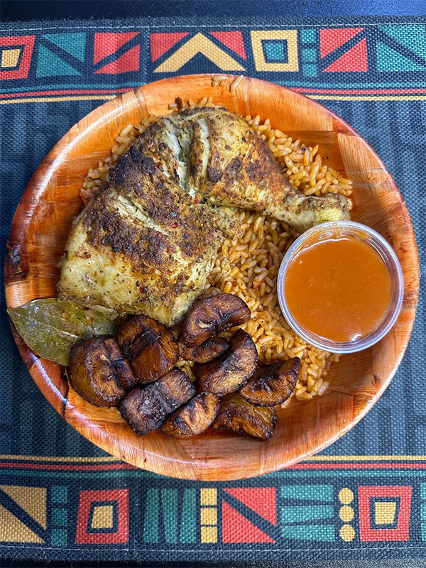 Jollof Meal | Photo courtesy of WEAF