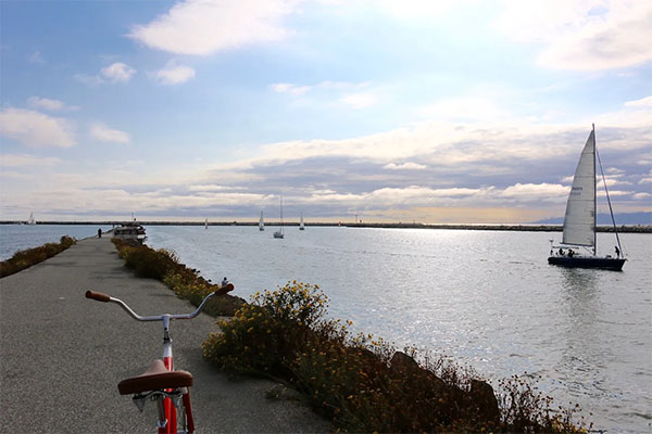 The Marvin Braude Bike Trail in Marina del Rey | Photo: Joshua Johnson