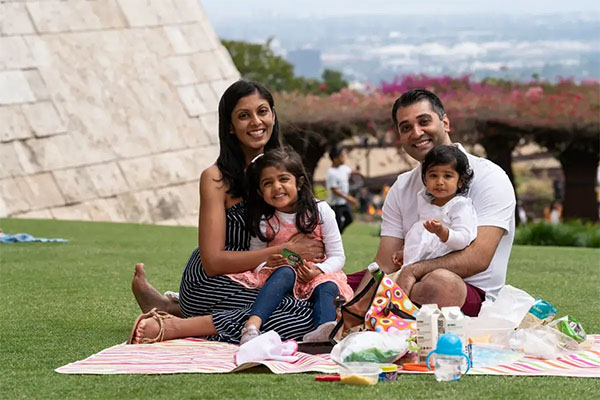 Family picnic | Photo: Getty Center