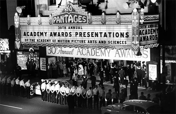 30th Academy Awards at the RKO Pantages (Hollywood Pantages) in 1958 | Photo: Wikipedia