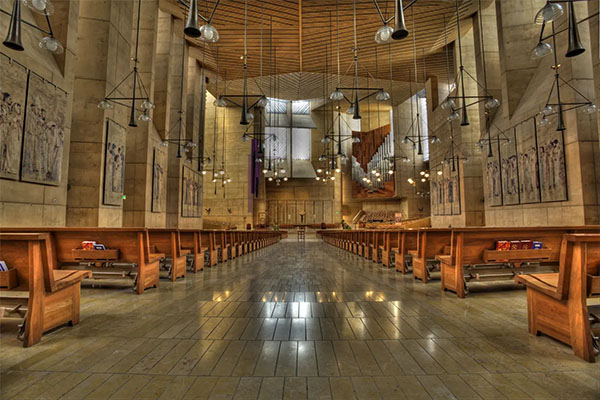 Interior of Cathedral of Our Lady of the Angels | Photo: Bobby Gibbons, Discover Los Angeles Flickr Pool