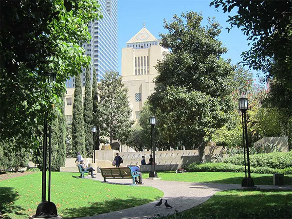 Maguire Gardens at the Central Library | Photo: TCLF