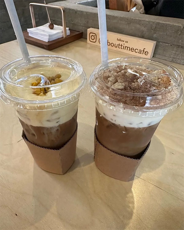 Corn Latte and Tiramisu Einspänner | Photo: About Time