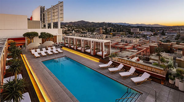 Wet Deck at W Hollywood | Photo: Marriott Bonvoy