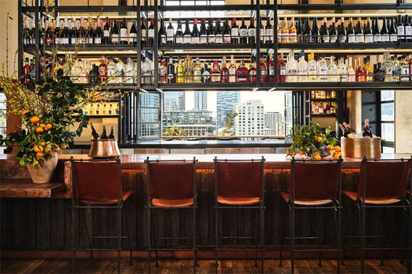 View from the bar at Cara Cara | Photo: Downtown L.A. Proper Hotel