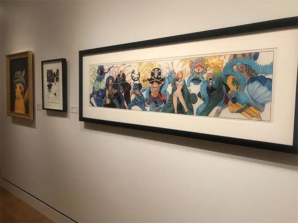 Inside the Manga gallery at the Lucas Museum. (Photo: Liz Ohanesian)