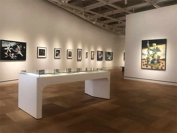 Inside the Science Fiction gallery at the Lucas Museum. (Photo: Liz Ohanesian)
