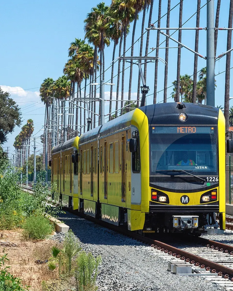 Metro K Line train at Florence Avenue